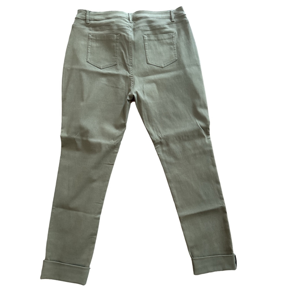 Women's Shinestar Pants Size 2X Green - Picture 2 of 6
